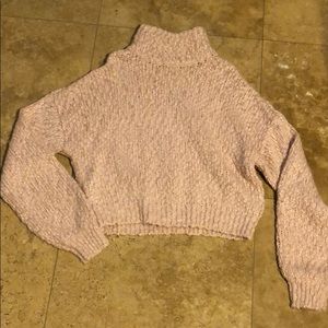pink hollister sweater